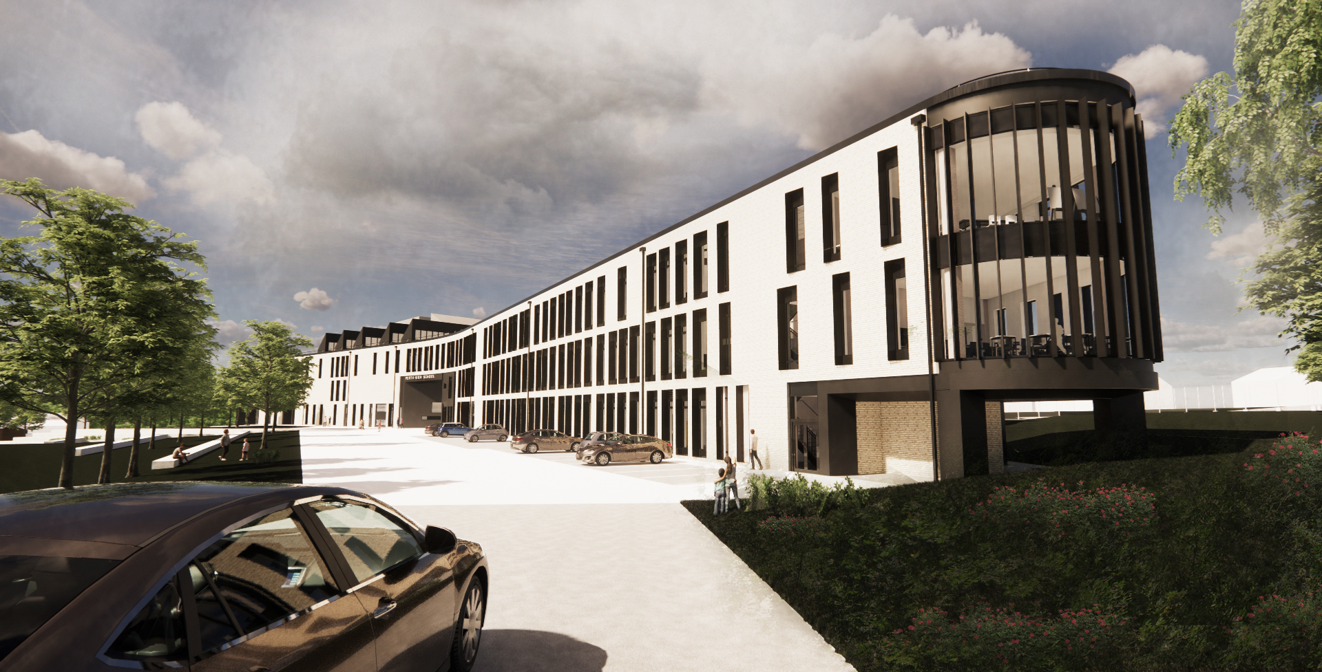 Passivhausdesigned Perth High School given goahead Scottish Construction Now